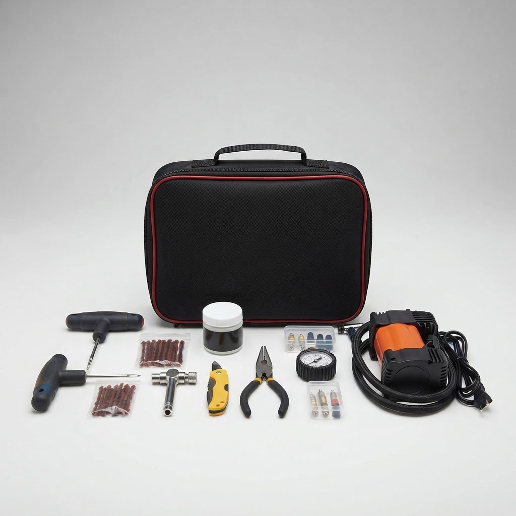 Tire Plug & Fix-A-Flat Kit