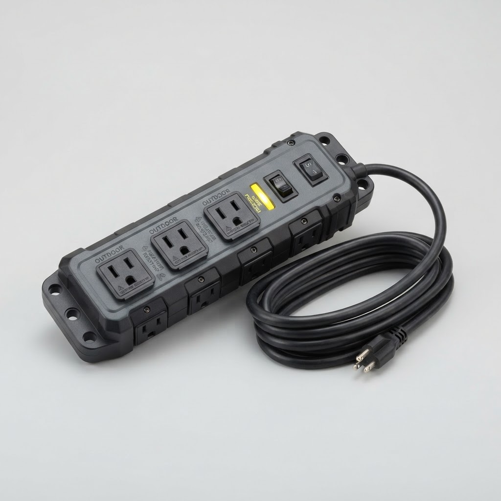 Outdoor-Rated Surge Power Strip (12 ft)