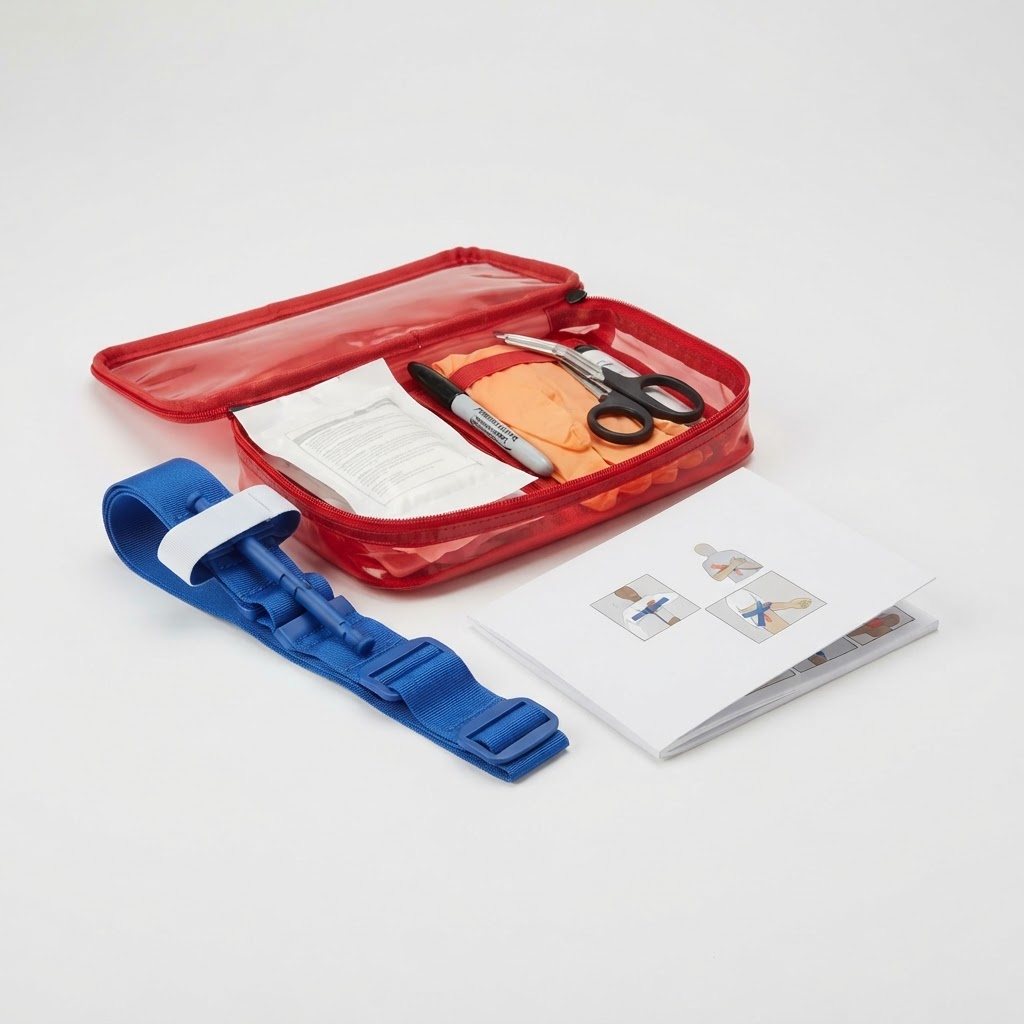 Stop the Bleed Training Kit (Practice Tourniquet + Manual)