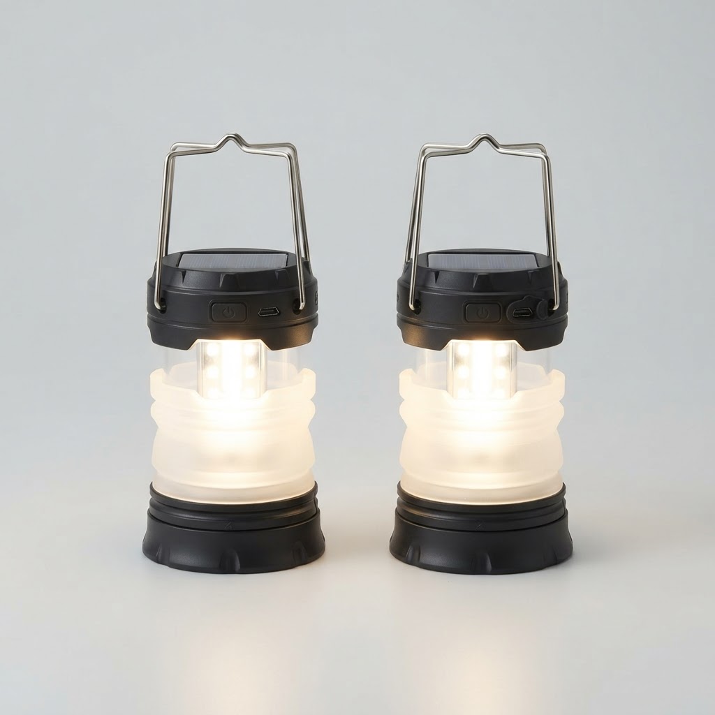 Solar Camping Lantern (2-Pack)