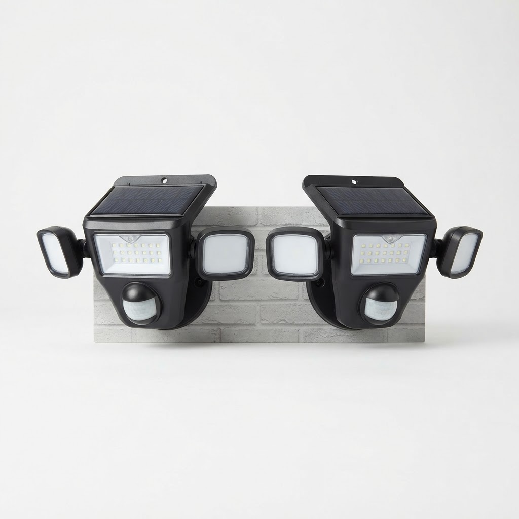 Solar Motion-Sensor Security Lights (2-Pack)