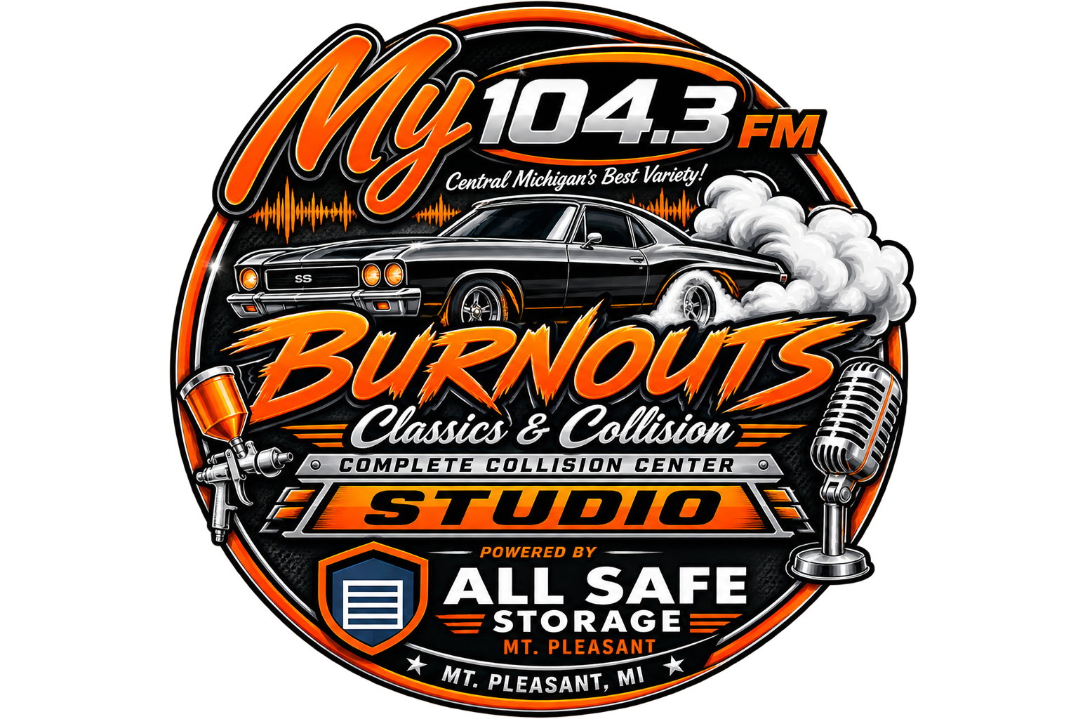 My 104.3 FM Burnouts Classics & Collision