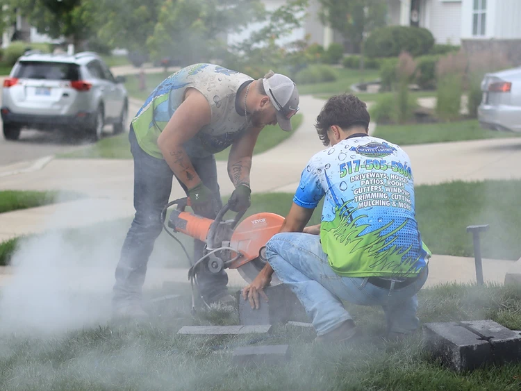 Hardscaping services in Greater Lansing, Michigan