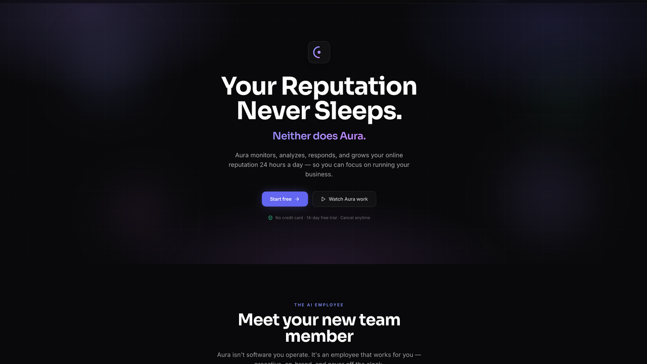 Aurap template preview
