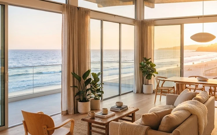 Apartamento 2 quartos beira-mar no Boqueirão