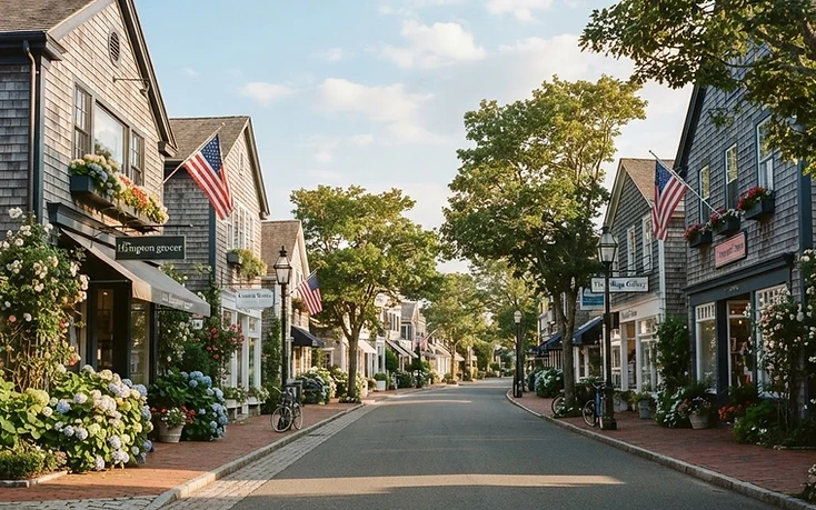 Hamptons coastal village served by Montauk Marketing