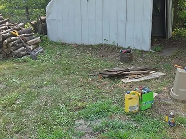 Before — Shed & Yard Cleanout