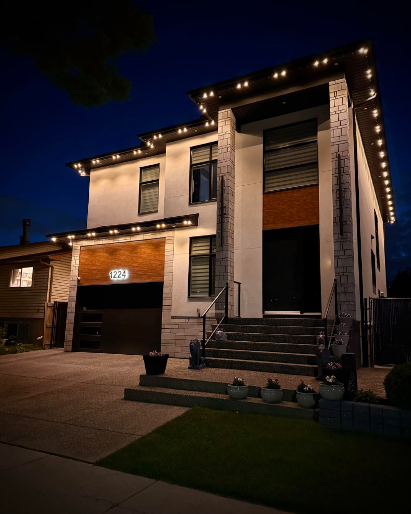 Warm-White Architectural Glow