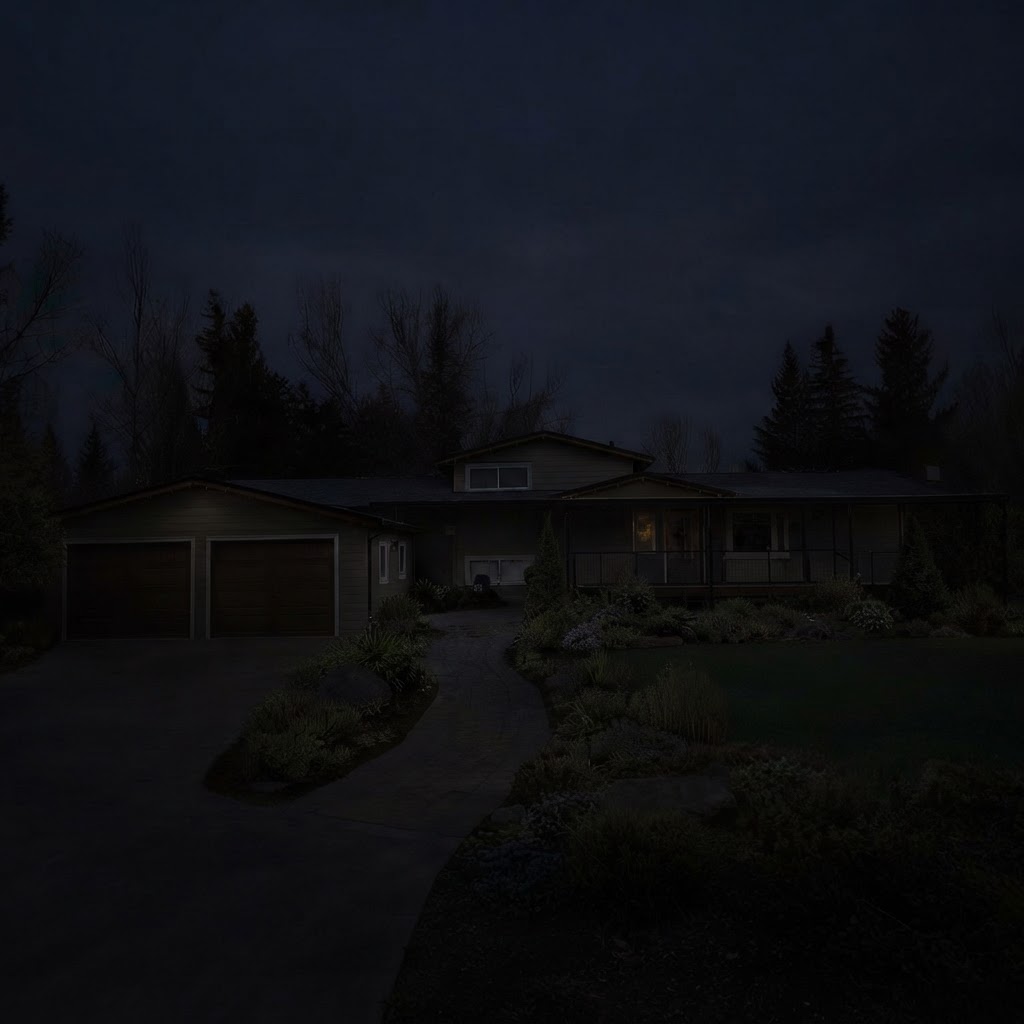Before — permanent LED lighting