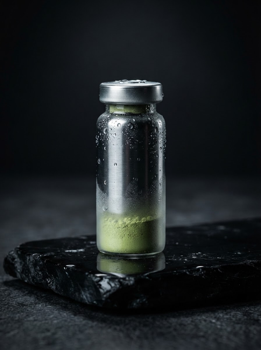 Product — Vial on Obsidian