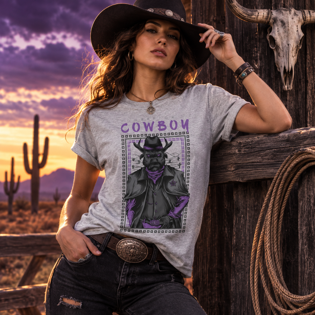 Ride or Die: How the Cowboy Warrior T-Shirt Fuses Frontier Mythology with Modern Street Culture