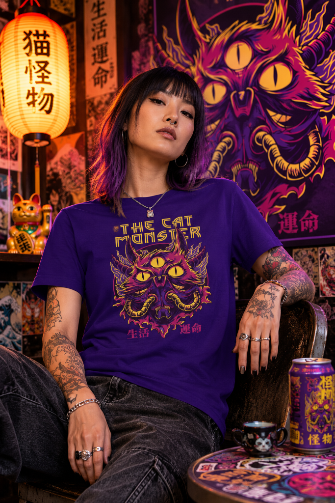 Claws Out: How the Cat Monster Tee Taps Into Graphic Design's Obsession With the Cute and the Chaotic