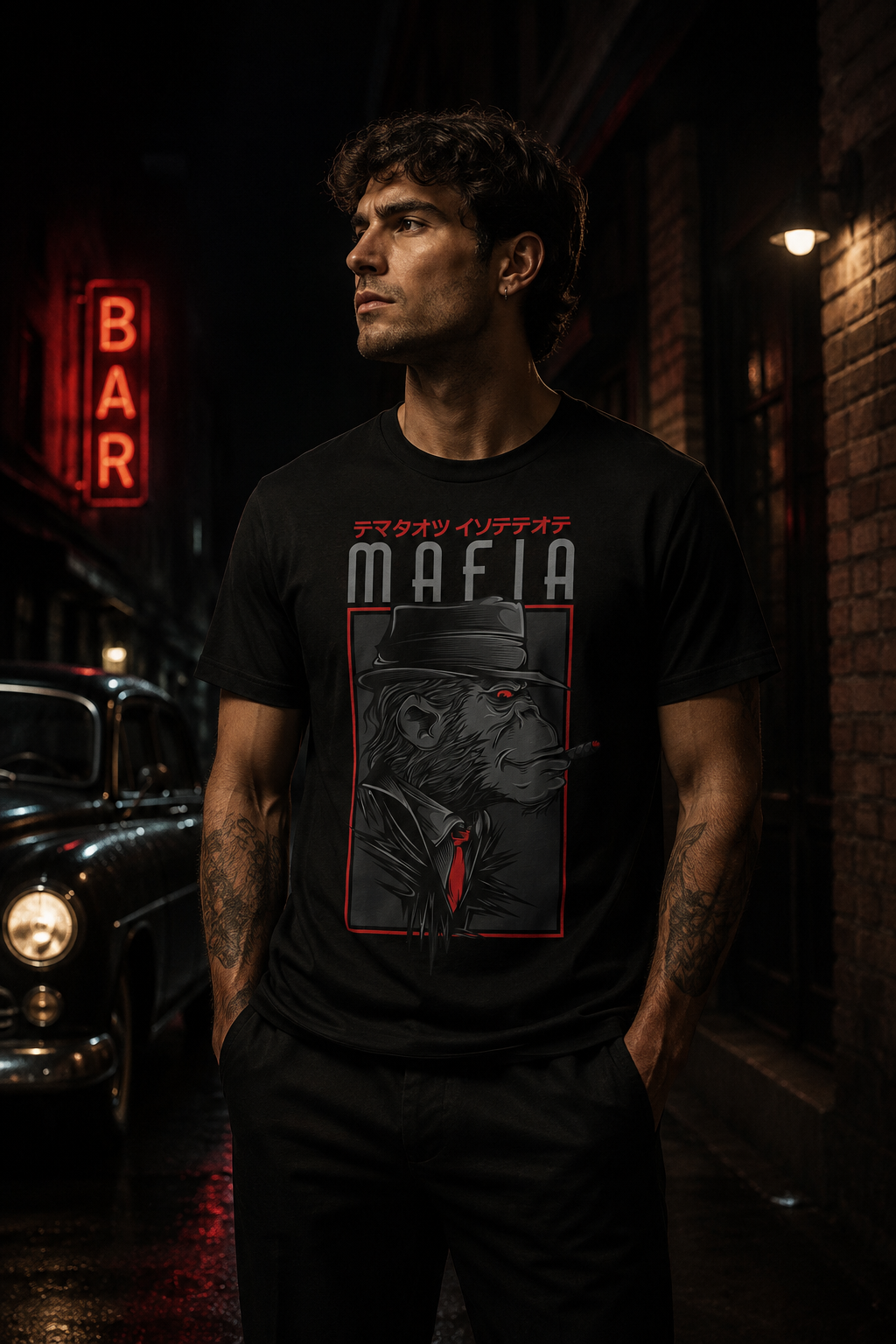 When the Monkey Runs the Streets: The Graphic Mythology Behind T49's Mafia Monkey Tee