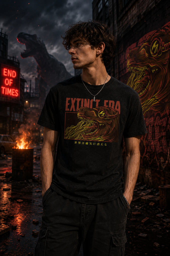 After the Age: Why the Extinct Era Tee Feels Like a Relic From a Future That Already Happened