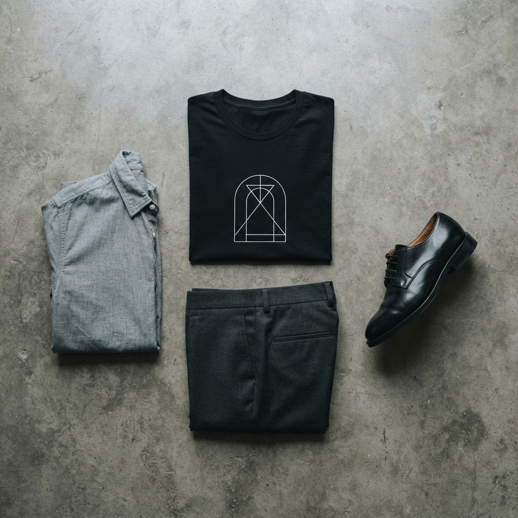 Three Ways To Wear A Minimal Line-Design Tee Without Losing The Edge