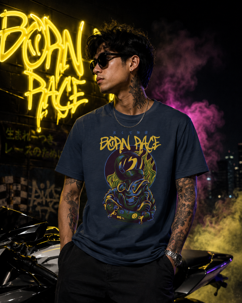 Born to Run the Streets: How the Born Race Tee Taps Into Graphic Design's Obsession with Speed and Identity