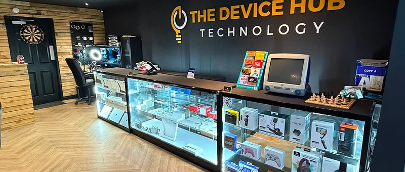 Inside The Device Hub store in Stockport