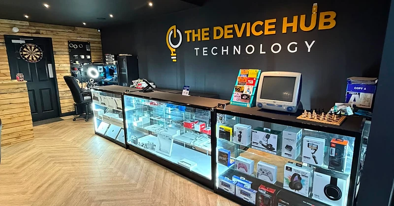 Inside The Device Hub store in Stockport