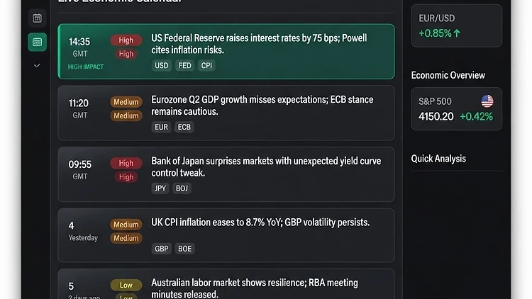 Live FX News