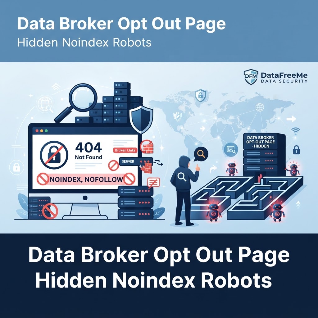 Data Broker Opt Out Page Hidden Noindex Robots