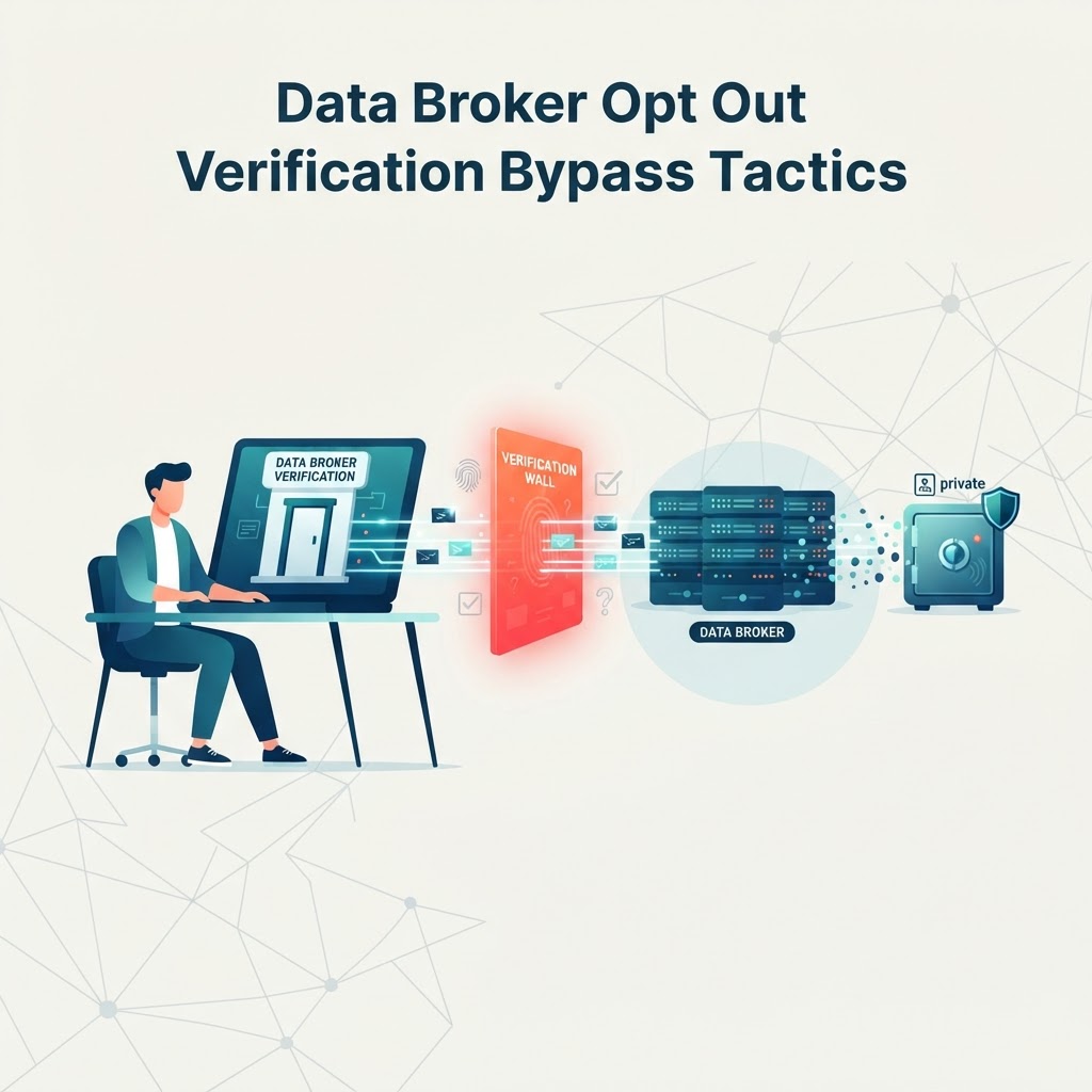 Data Broker Opt Out Verification Bypass Tactics