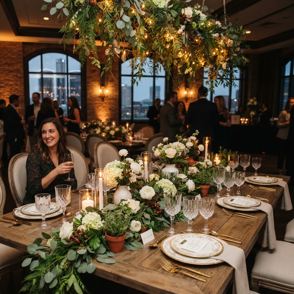Botanical Tablescape Ideas for Intimate Dinner