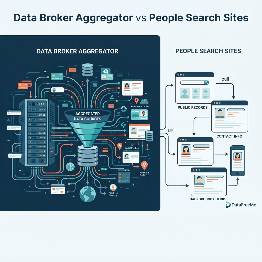 Data Broker Aggregator vs People Search Sites