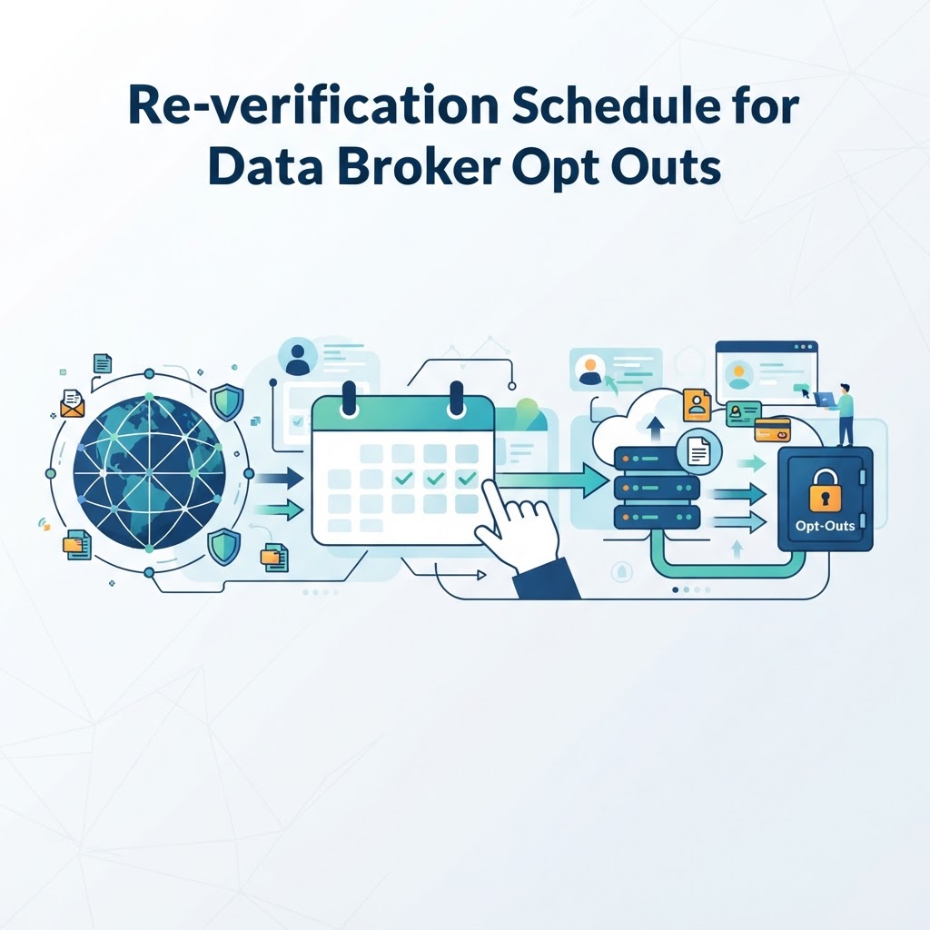 Re-verification Schedule for Data Broker Opt Outs