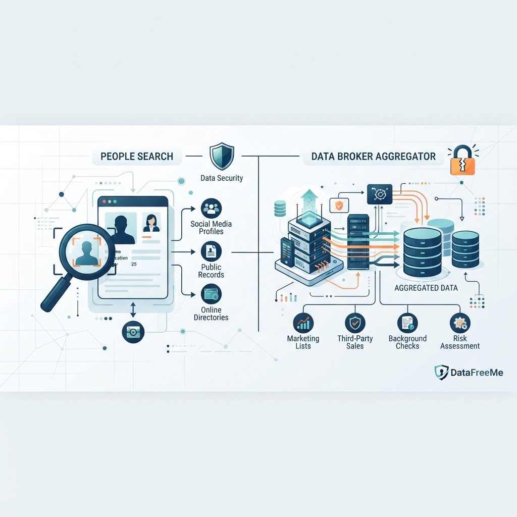 People Search vs Data Broker Aggregator Differences