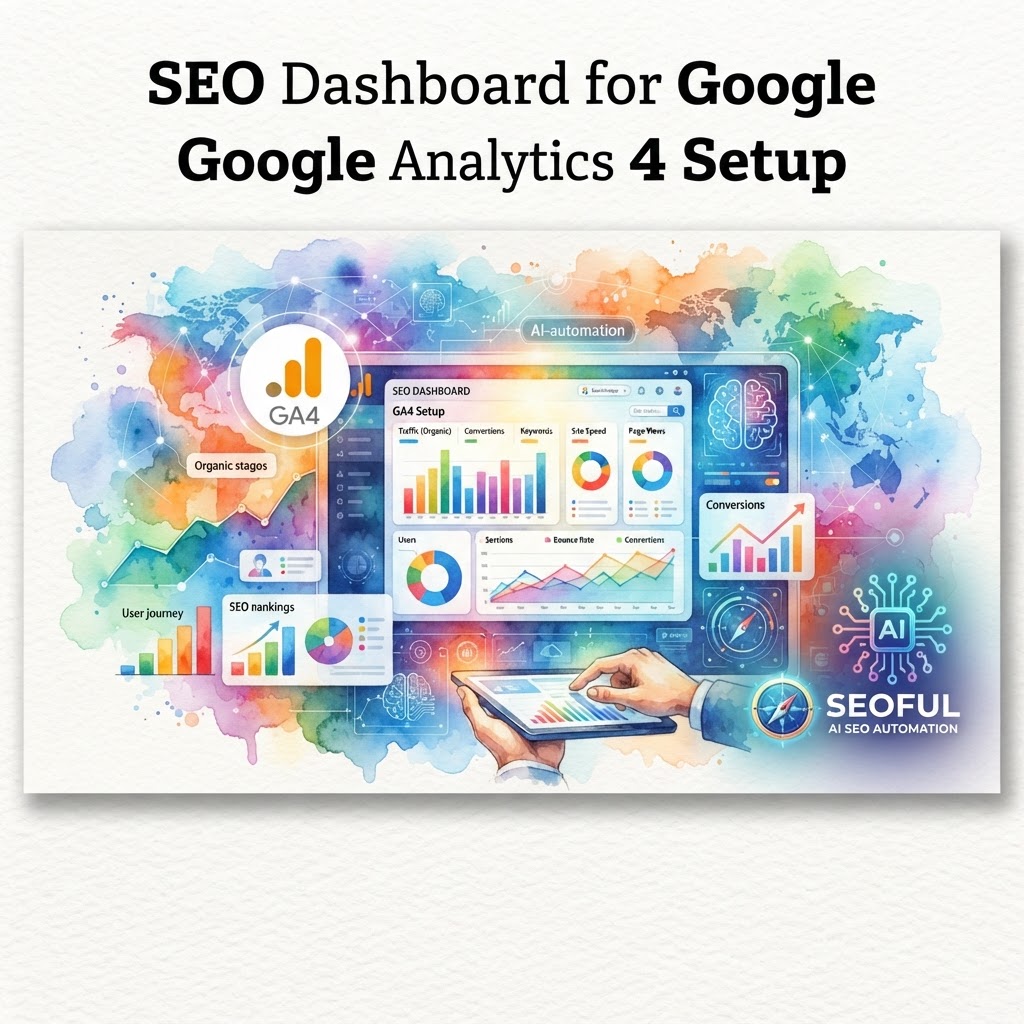 SEO Dashboard for Google Analytics 4 Setup