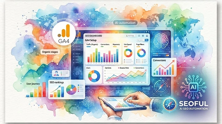 SEO Dashboard for Google Analytics 4 Setup