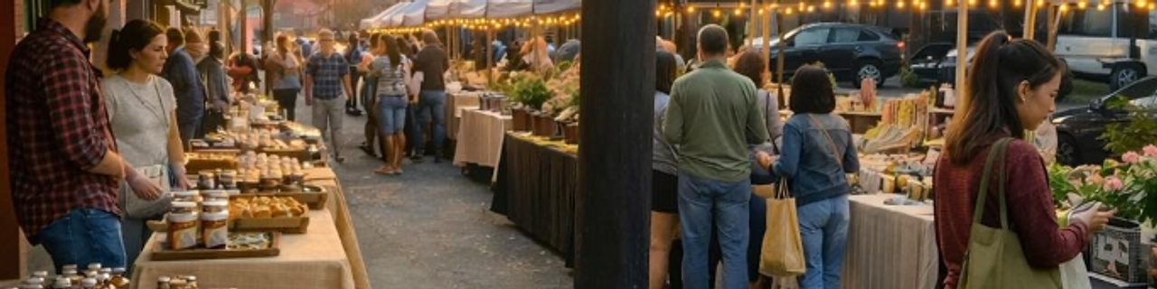 Moonlight Market on W. Houston