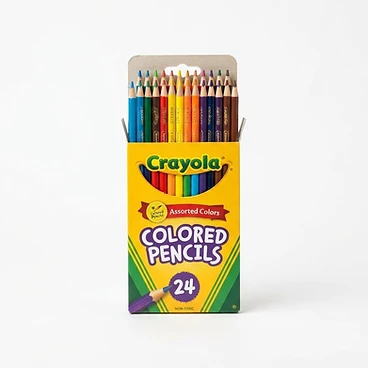 עפרונות צבעוניים Crayola 24 יח'