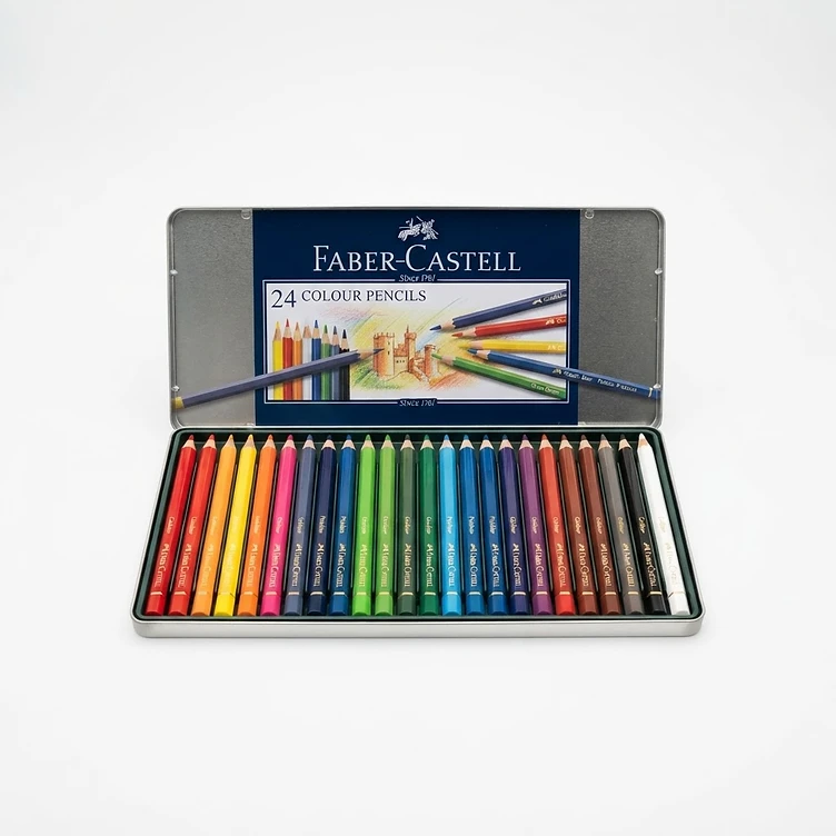 עפרונות צבעוניים Faber-Castell 24 יח'