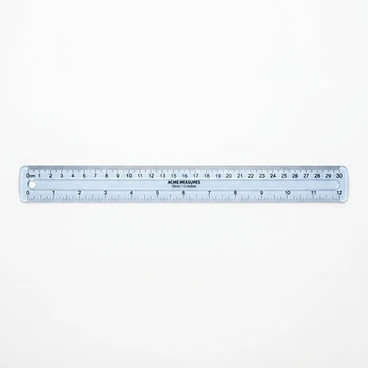 סרגל פלסטיק 30 ס"מ