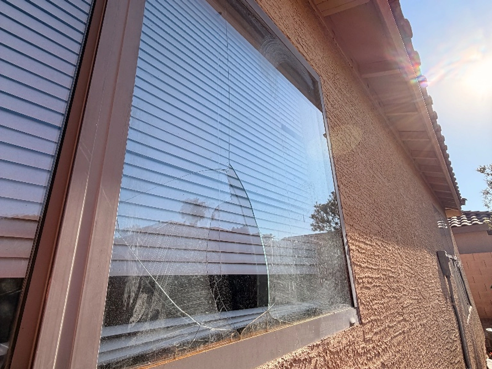 Commercial Window Glass Replacement - before