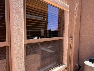 Sun Screen Beside AC Unit
