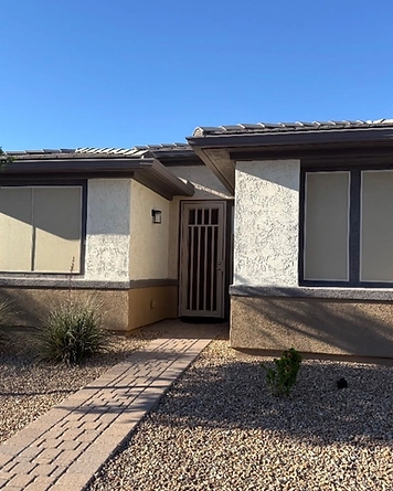 Front Facade Sun Screens