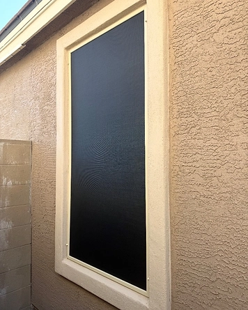 Single-Window Sun Screen Install