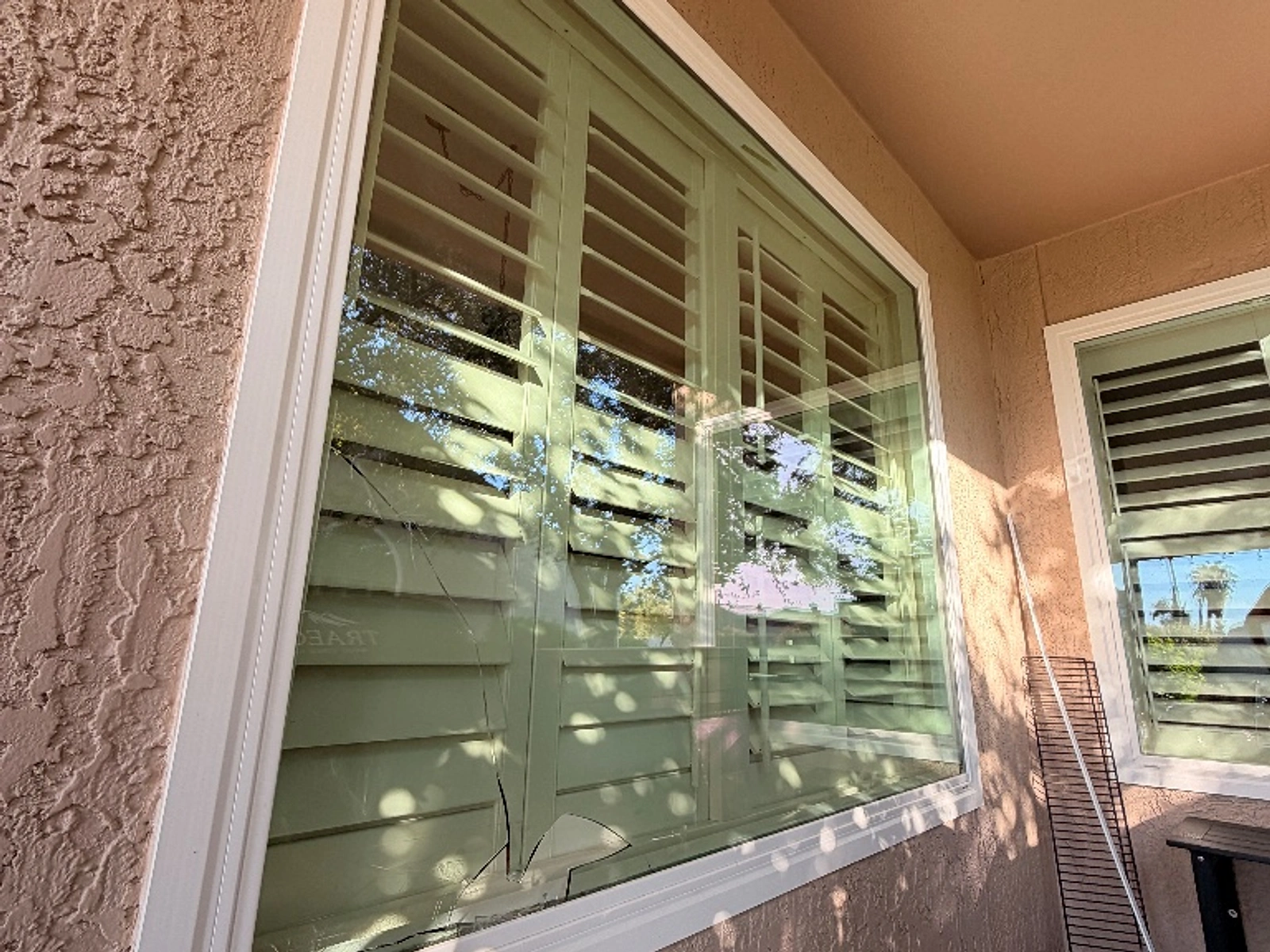 Picture Window Glass Replacement - before