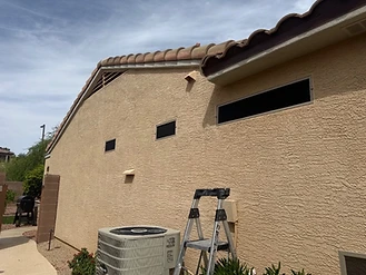 Side-Elevation Sun Screen Install