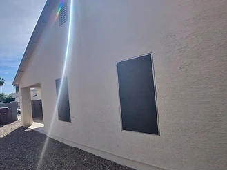 Side-Yard Sun Screens