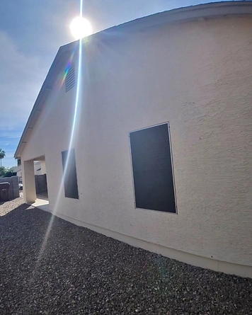 Side-Yard Sun Screens