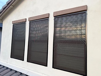Second-Story Solar Screens