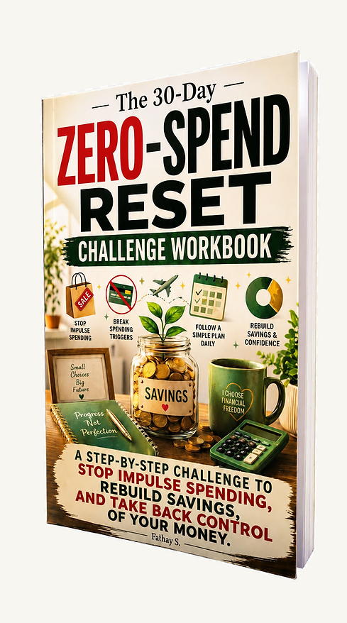 30-Day Zero-Spend Reset Challenge Workbook