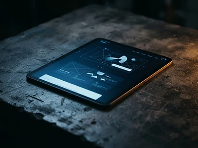 A modern website transformation concept