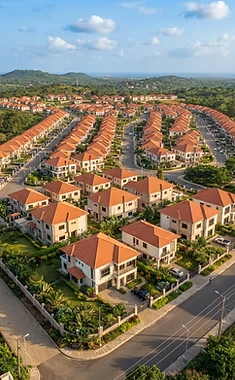 Residential housing estate in Tema