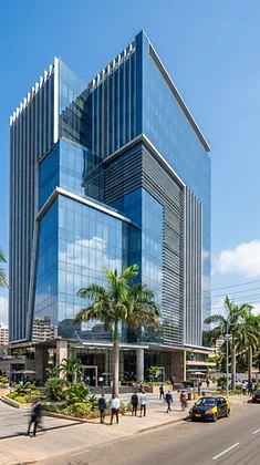Modern office building in Accra