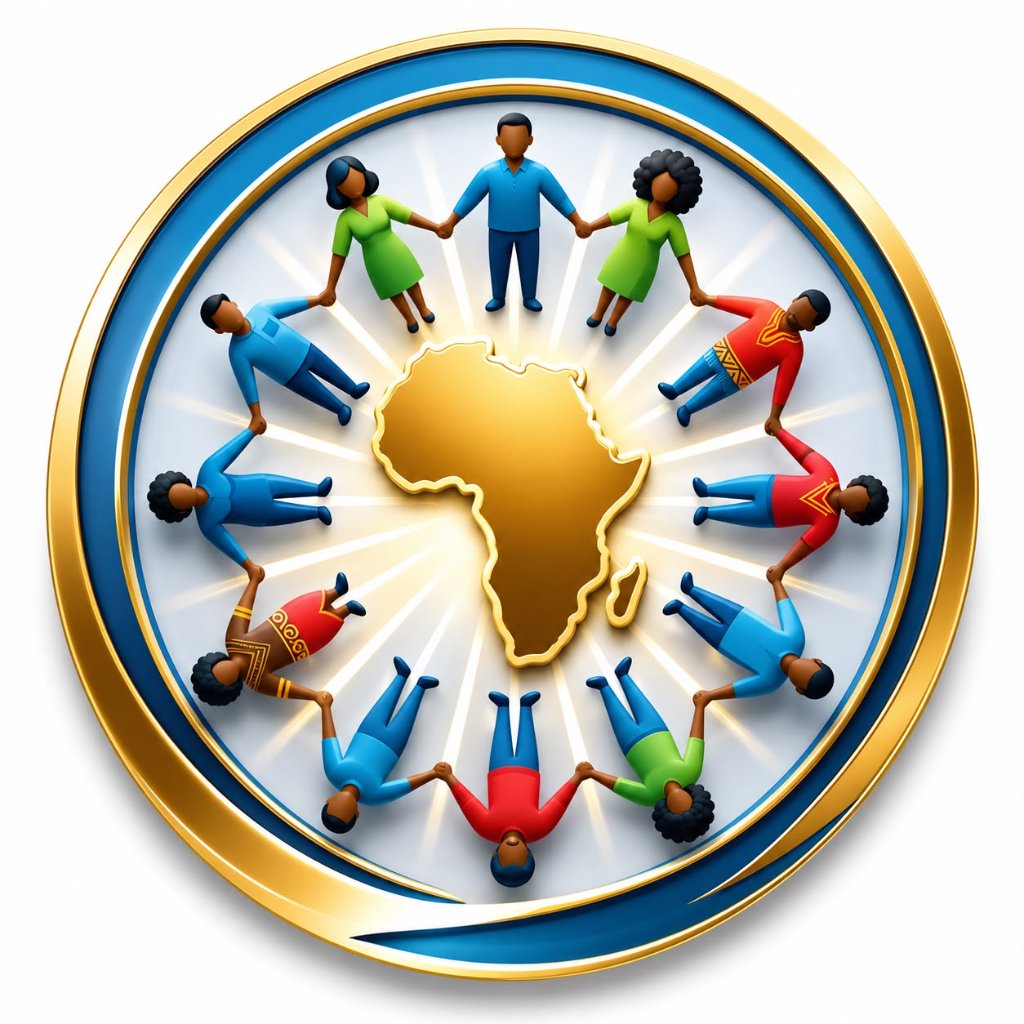 Logo MaDiaspora — cercle de personnes autour de l'Afrique