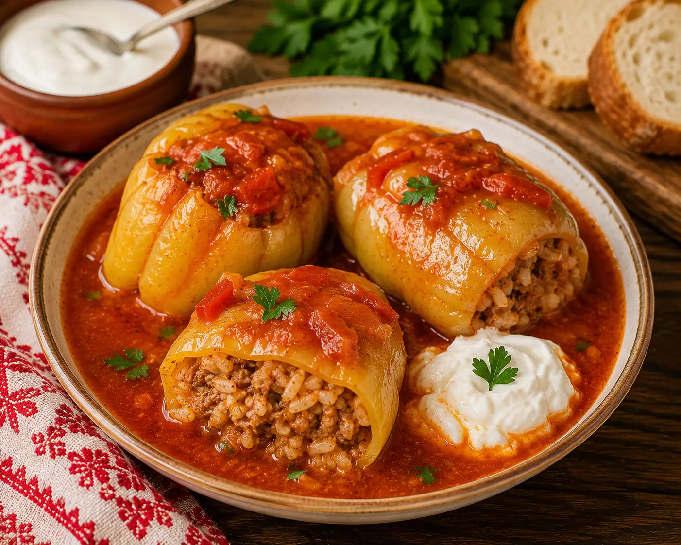 Erdélyi töltött paprika